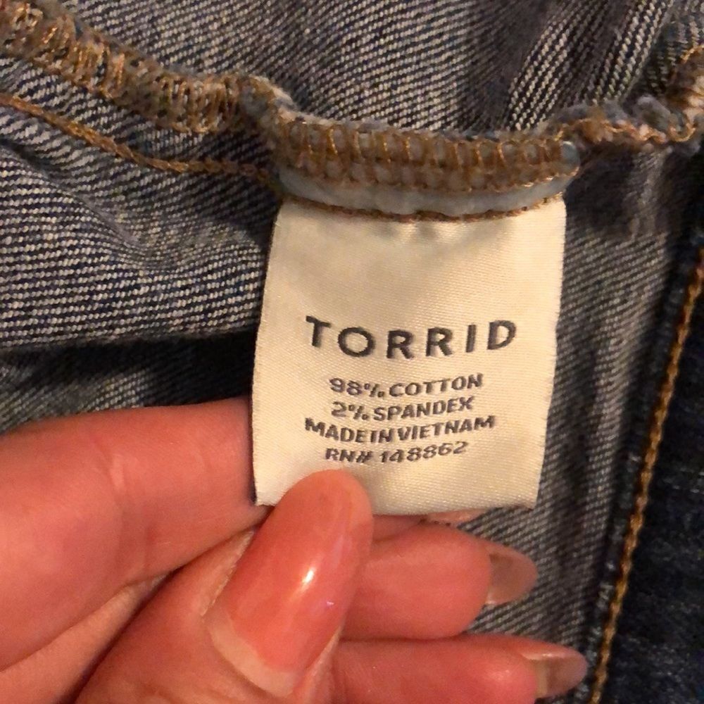Torrid denim, jean jacket - Picture 5 of 6